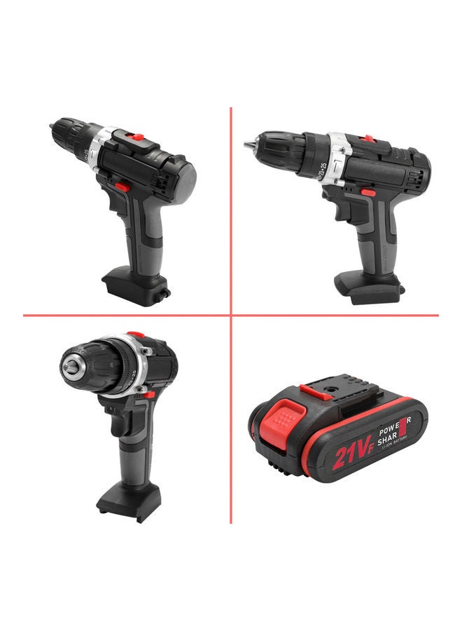 Generic - 21V Multifunctional Electric Impact Drill with Battery Multicolour 1.305kg - Image 1
