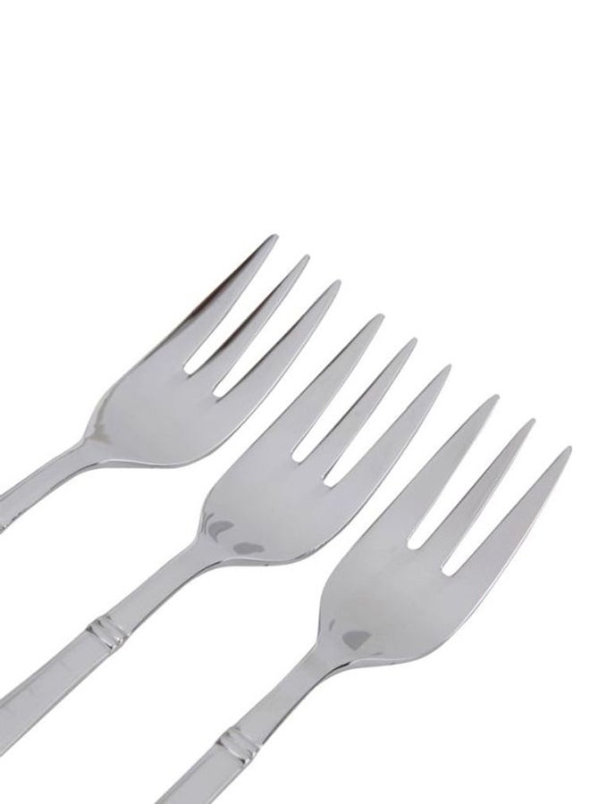 Winsor 3-Piece Fruit Fork Set Stainless Steel Silver - Image 4