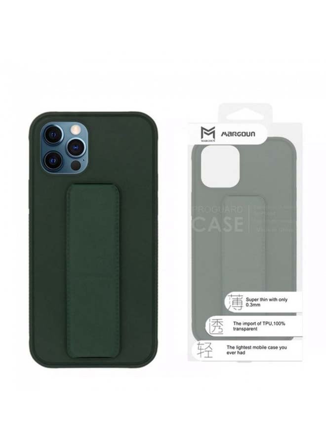 MARGOUN Protective Case Cover with Finger Grip Stand for Apple iPhone 11 Pro Green - Image 1