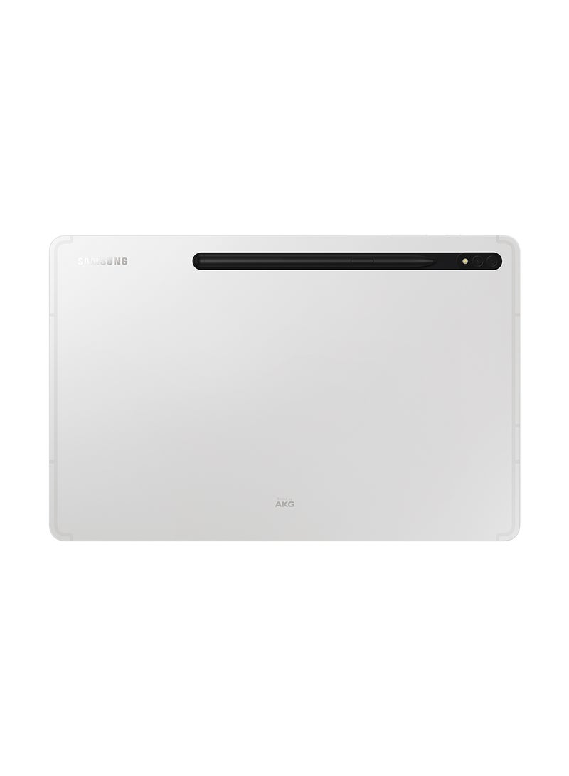 Samsung Galaxy Tab S8 Plus Silver 8GB RAM 128GB Wifi - Middle East Version - Image 2