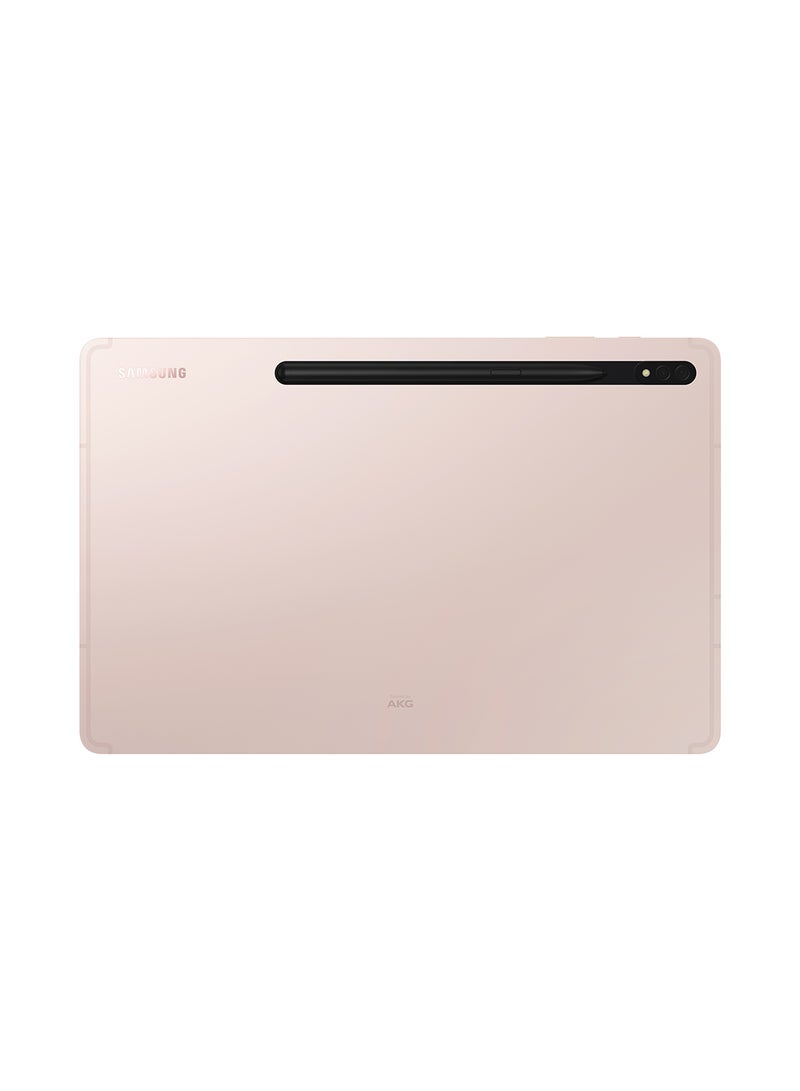Samsung - Galaxy Tab S8 Plus Pink Gold 8GB RAM 128GB 5G - Middle East Version - Image 1