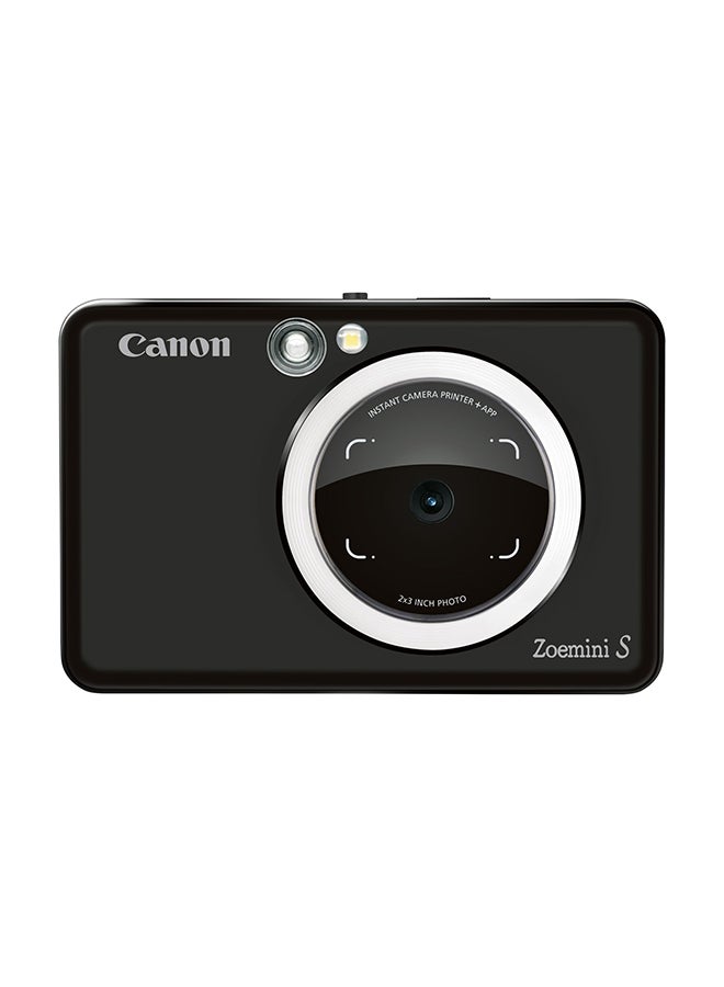 Canon Zoemini S Pocket-sized 8MP Instant Camera Printer Matte Black  - Image 1