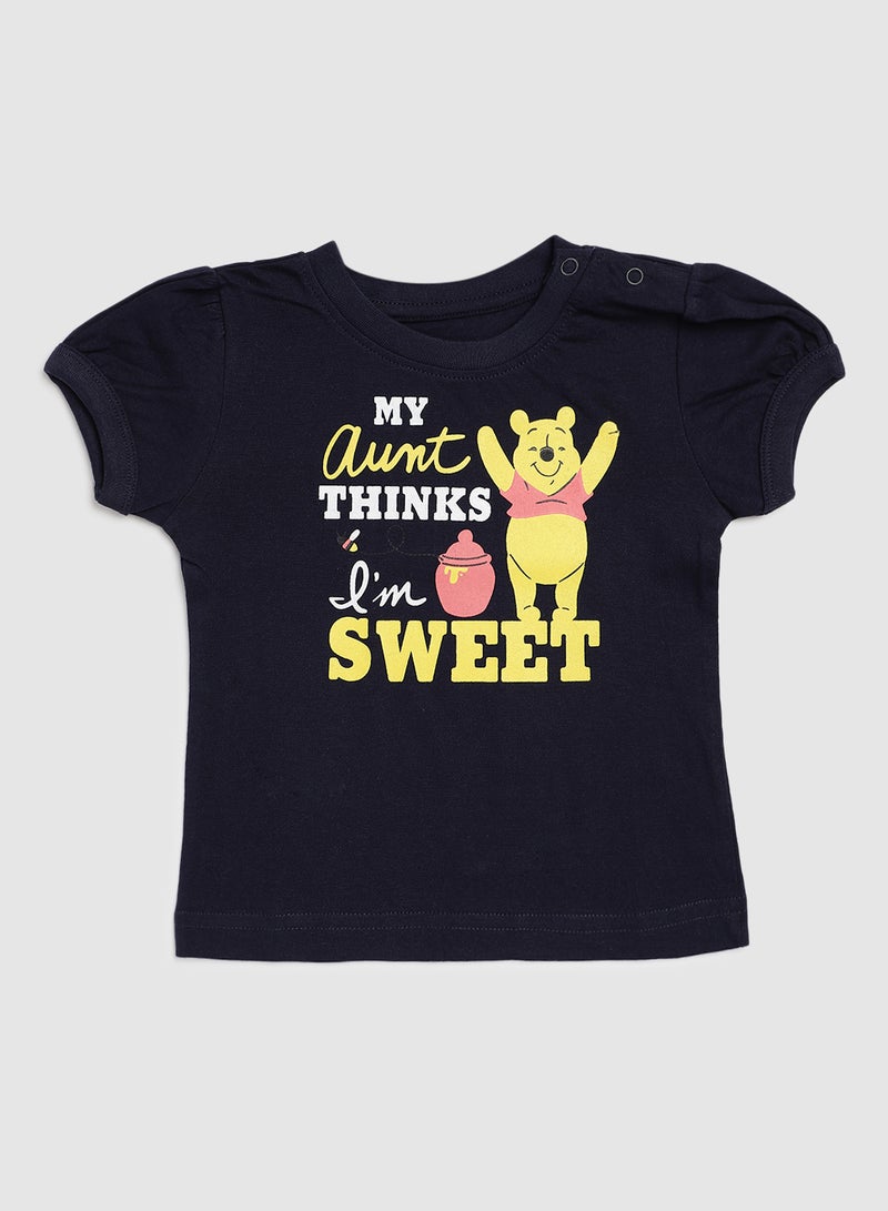 Zarafa Girl Character Tee Black  - Image 1