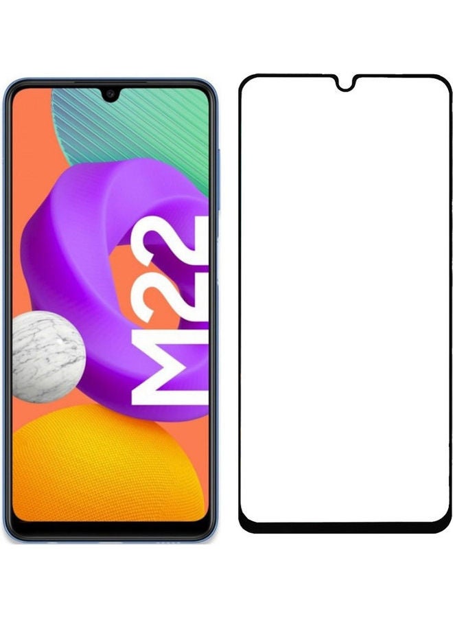 MARGOUN Screen Protector HD Tempered Glass for Samsung Galaxy M22 (6.4inch) Clear - Image 5