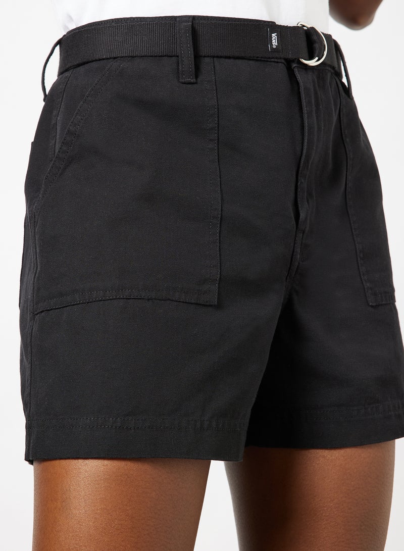 Clark Canvas Shorts Black - v1644394709/N48233816V_4