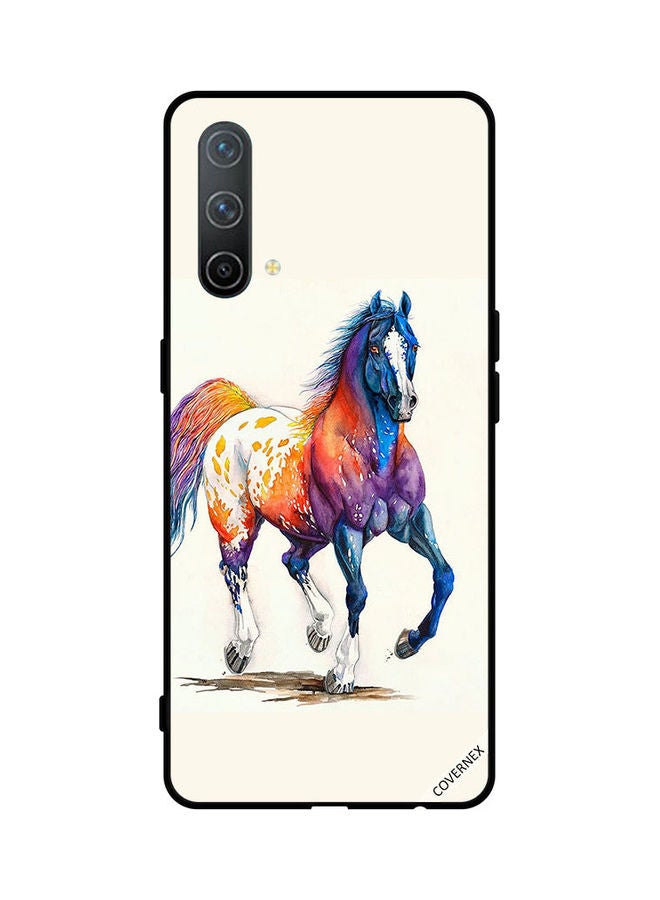 Covernex Protective Case Cover For Oneplus Nord CE 5G Colourful Horse - Image 1