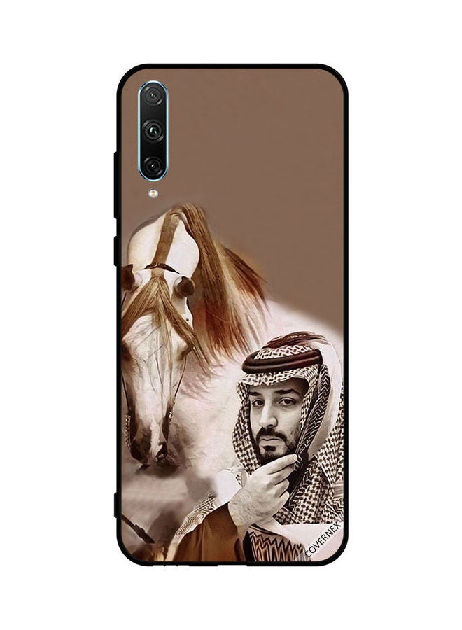 كوفرنيكس Protective Case Cover For Honor 30i Mohammad Bin Salman In Front Of Horse - Image 1