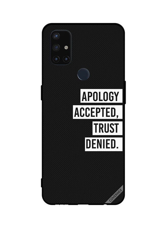 كوفرنيكس جراب هاتف ون بلس نورد N10 5G أسود/ أبيض - Image 1