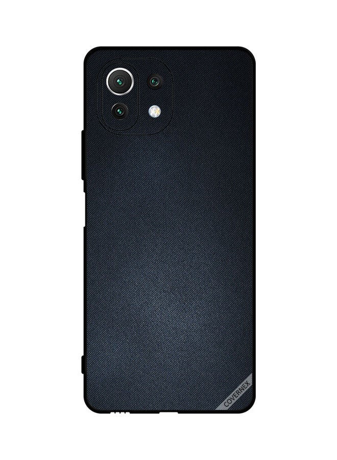 كوفرنيكس غطاء حماية واق لهاتف شاومي مي 11 لايت نمط جينز أسود - Image 1