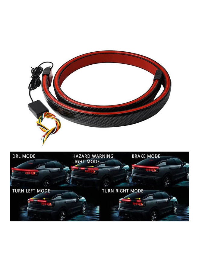 Generic Spoiler For Cars Third Brake Light Turn Signal Red Led  - Image 1