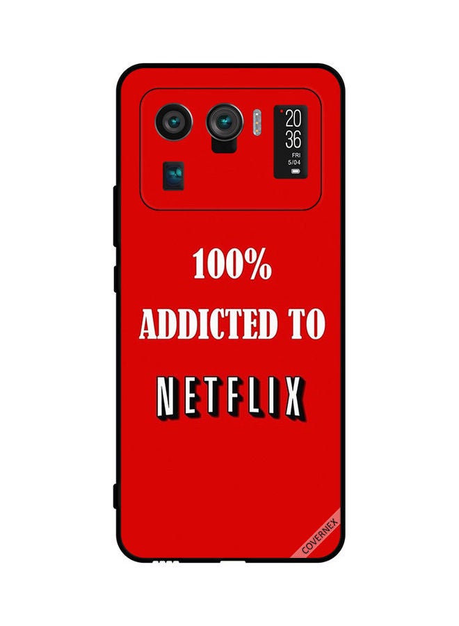 Covernex Protective Case Cover For Xiaomi Mi 11 Ultra Red/White - Image 1