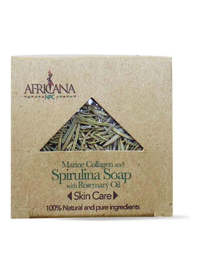 Africana Collagen & Spirulina Soap Green 140grams