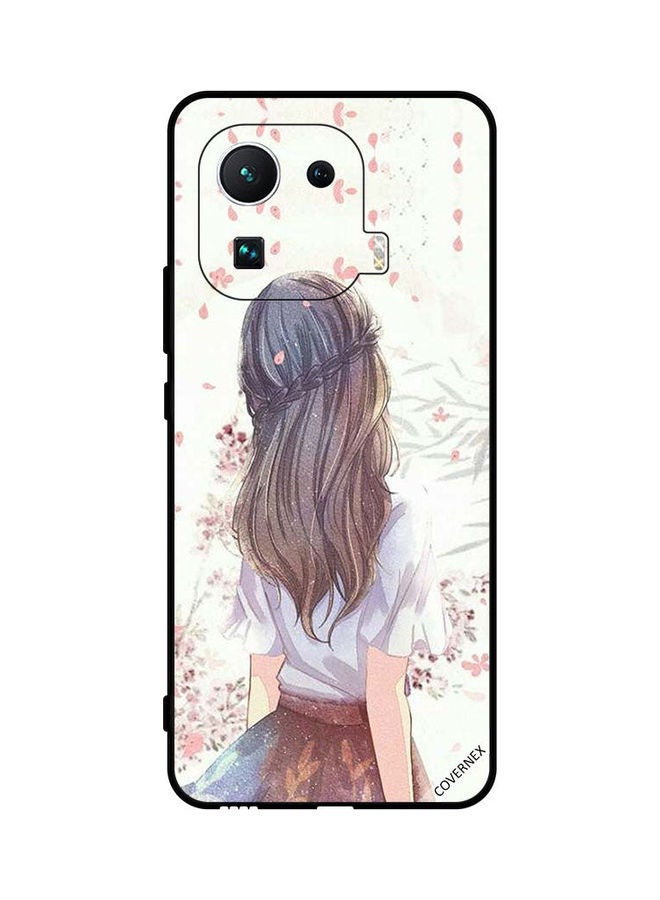 Covernex Protective Case Cover For Xiaomi Mi 11 Pro Cute Girl In Deep Thinking - Image 1