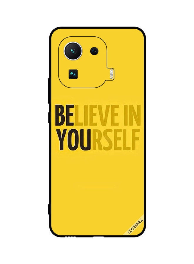 Covernex Protective Case Cover For Xiaomi Mi 11 Pro Believe In Yourself Yellow - Image 1