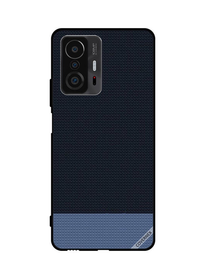 Covernex Protective Case Cover For Xiaomi 11T Pro Blue Doted Shapes Pattern - Image 1