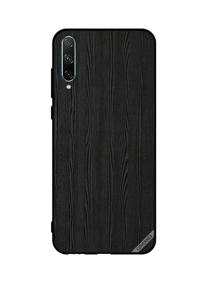 Covernex Protective Case Cover For Honor 30i Black Wooden Pattern - Image 1