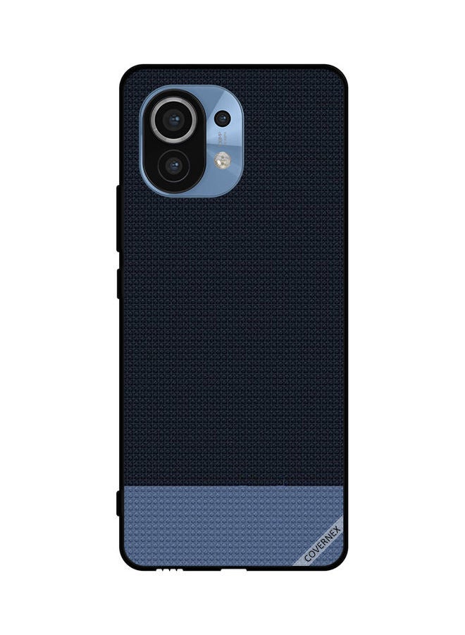 Covernex Protective Case Cover For Xiaomi Mi 11 Blue Dotted Shapes Pattern - Image 1