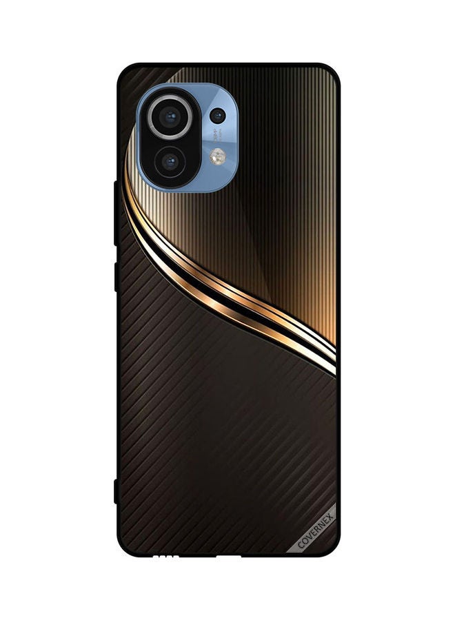 Covernex Protective Case Cover For Xiaomi Mi 11 Dark Golden Steal Pattern - Image 1