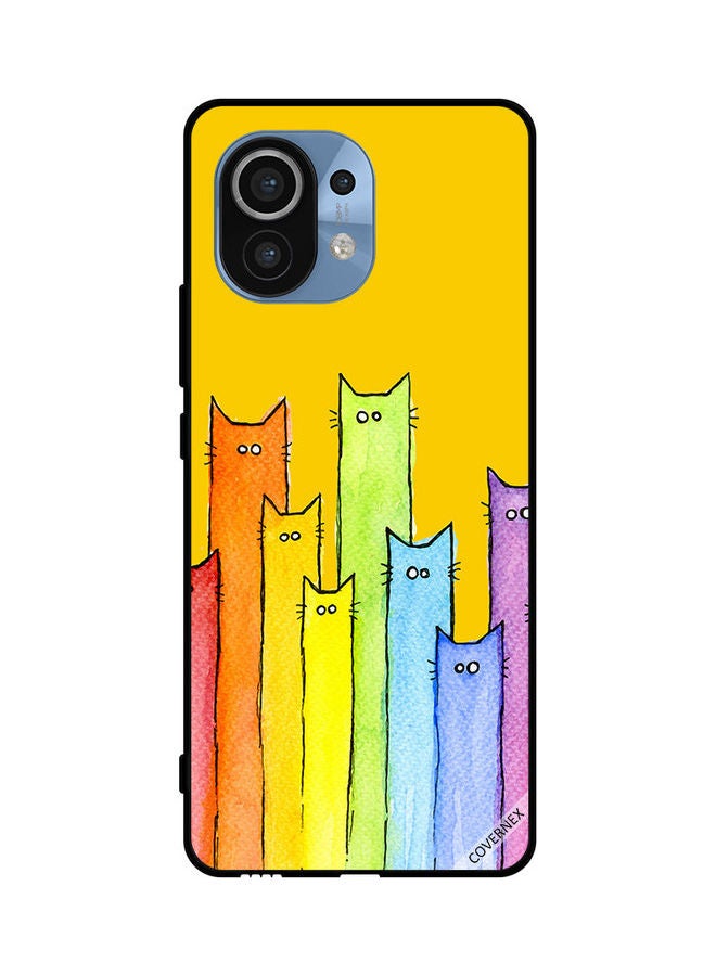 Covernex Protective Case Cover For Xiaomi Mi 11 Cat Puppet Art - Image 1