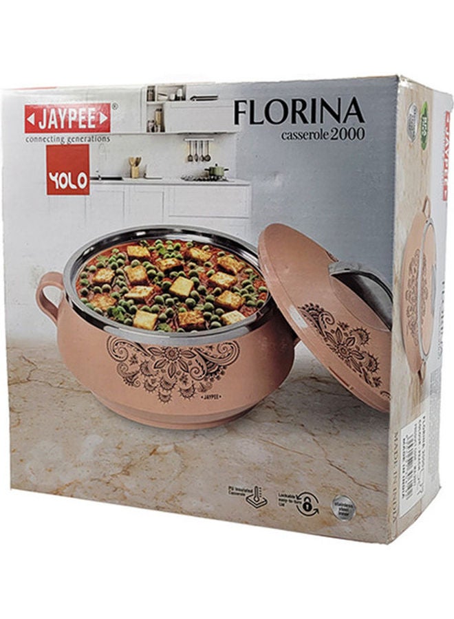 JAYPEE Florina Casserole Beige 2000ml - Image 2