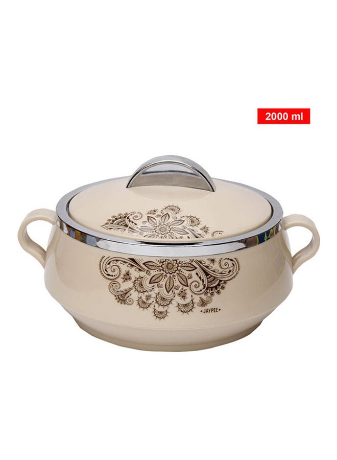JAYPEE Florina Casserole Beige 2000ml - Image 1