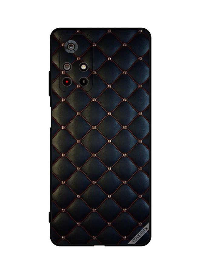 Covernex Protective Case Cover For Poco M4 Pro Stappers On Black Cloth Pattern - Image 1