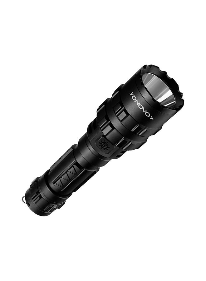 Yonovo - Tactical Flashlight With Case And USB Charger Black - Image 1