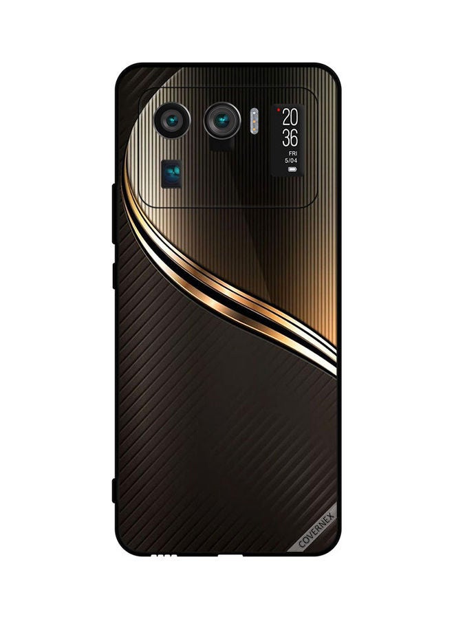 Covernex Protective Case Cover For Xiaomi Mi 11 Ultra Dark Golden Steal Pattern - Image 1