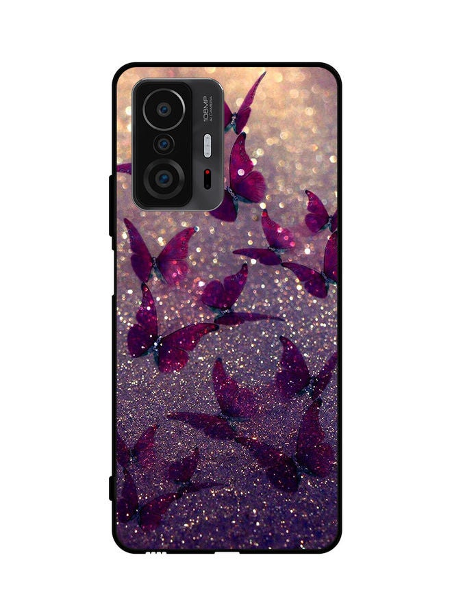 Covernex Protective Case Cover For Xiaomi 11T Glitter Butterflies - Image 1