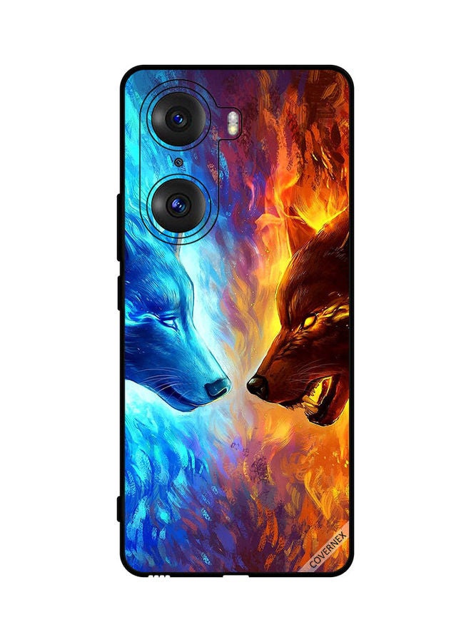 Covernex Protective Case Cover For Honor 60 Pro Water and Fire Wolf - Image 1