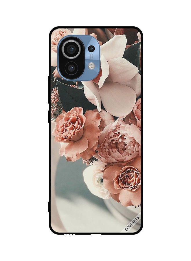 Covernex Protective Case Cover For Xiaomi Mi 11 Bouquet Of Peach Flowers - Image 1