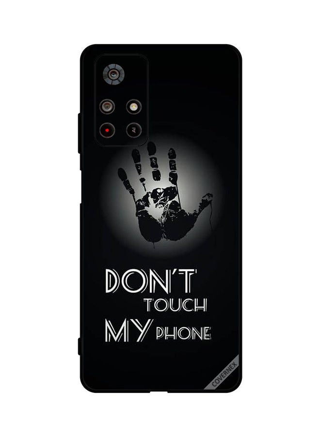 Covernex Protective Case Cover For Poco M4 Pro Don't Touch My Phone Hand  - Image 1