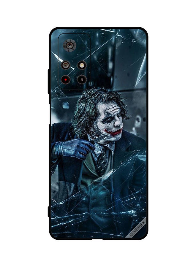 Covernex Protective Case Cover For Poco M4 Pro He Is So Serious Behind Cracked Glass - Image 1