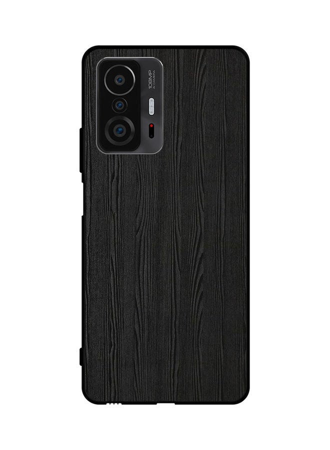 Covernex Protective Case Cover For Xiaomi 11T Black Wooden Pattern - Image 1