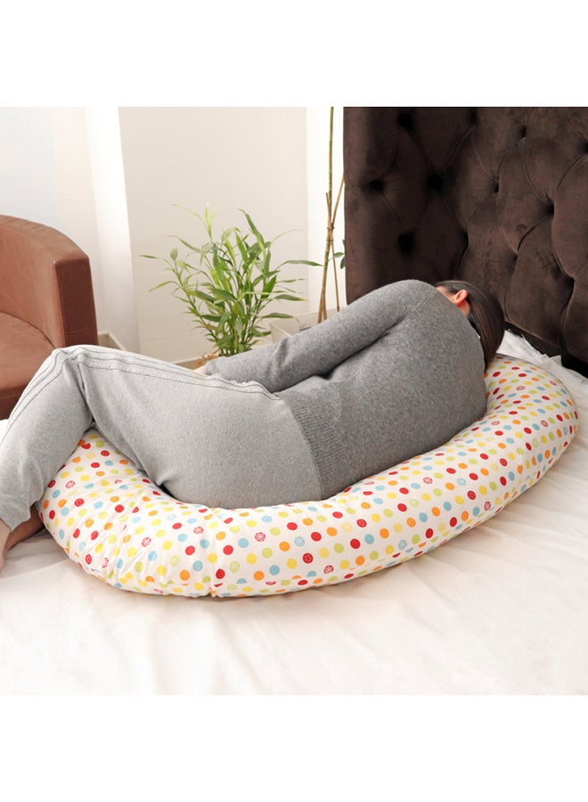 Moon Comfortable Maternity Pillow Cotton Multicolour 275x50cm  - Image 3
