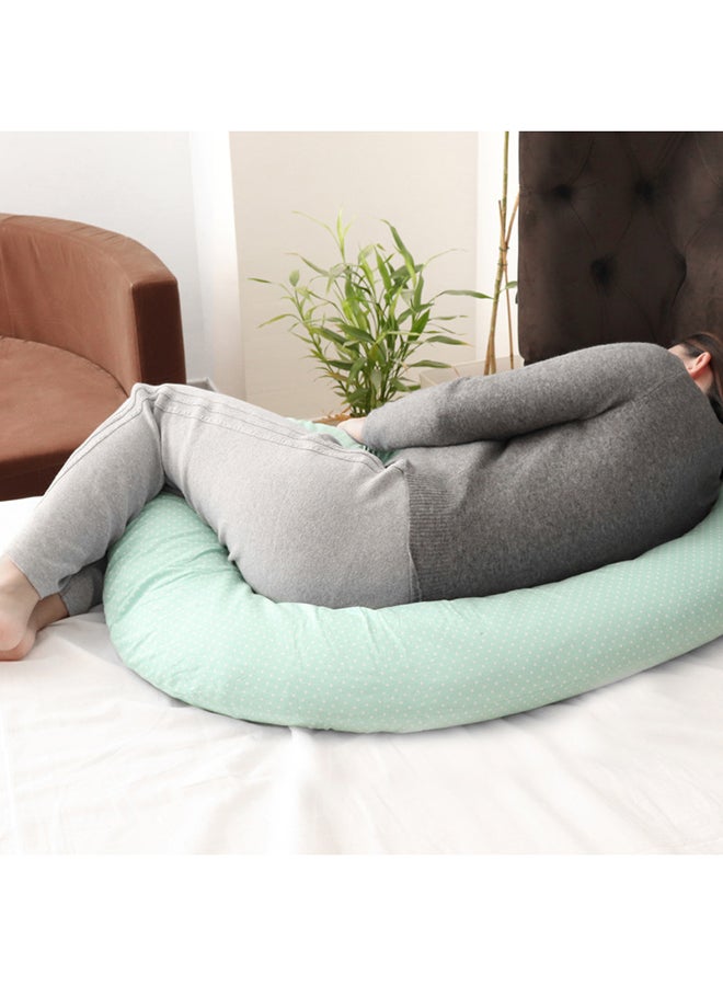 مون وسادة حمل مريحة قطن أخضر 275x50سم  - Image 3