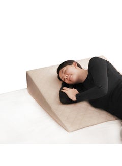Moon Wedge Pillow For Gerd Acid Reflux Multicolour 76x78x20cm  - Image 4