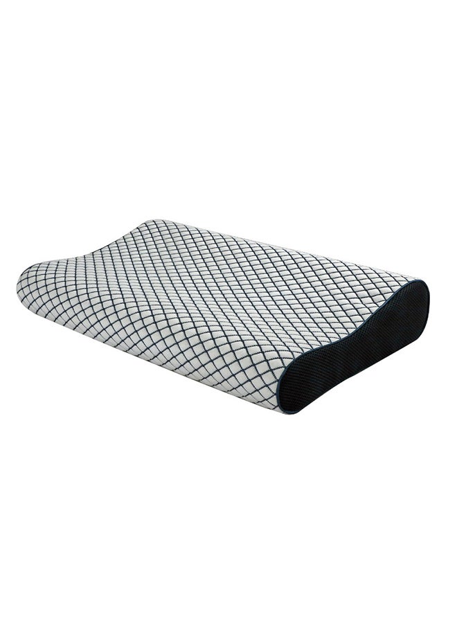 Moon - Medical Orthopedic Contour Cooling Gel Pillow Memory Foam White 60x40x7cm - Image 1