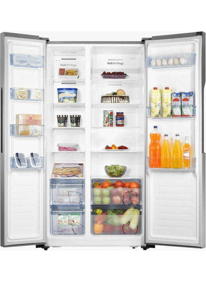 HOOVER Side By Side Refrigerator HSB-H670-S Silver  - Image 2