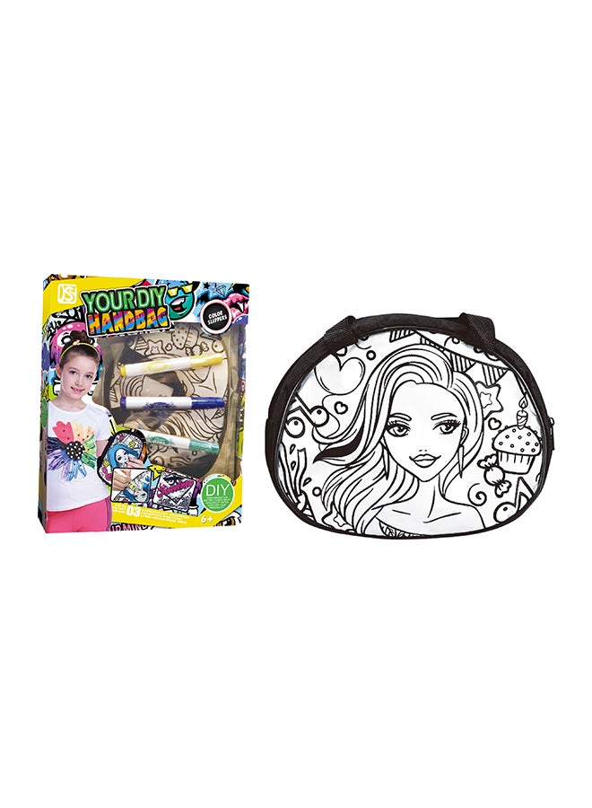 KS - Yourdiy Handbag Color Slippers With 3 Colour Pen - Image 1
