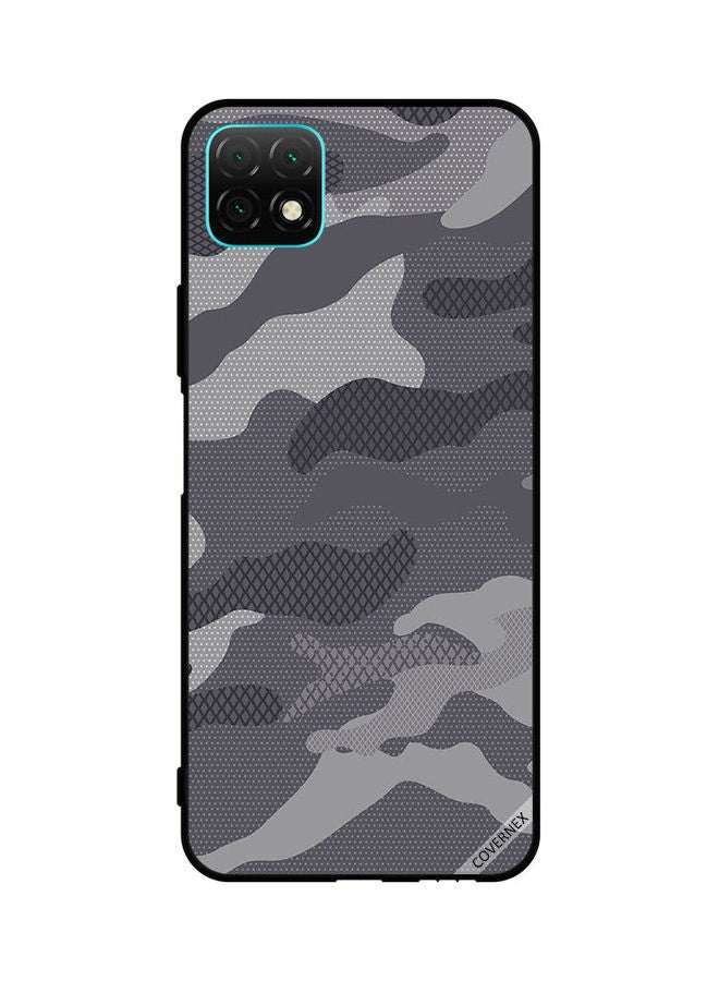Covernex Protective Case Cover For Huawei Nova Y60 Grey Camouflage Pattern - Image 1