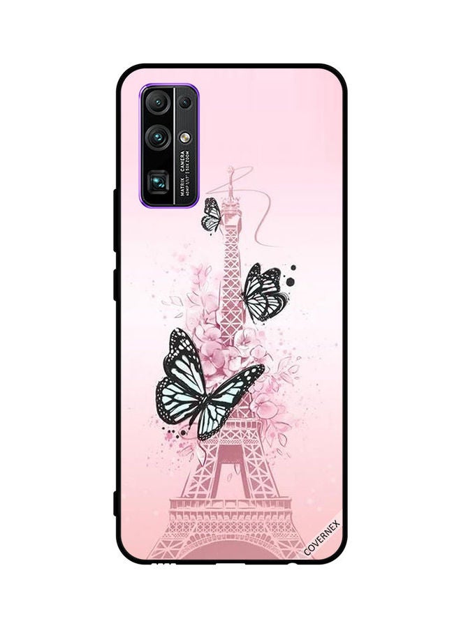 Covernex Protective Case Cover For Honor 30 Black Butterflies On Eiffel Tower - Image 1