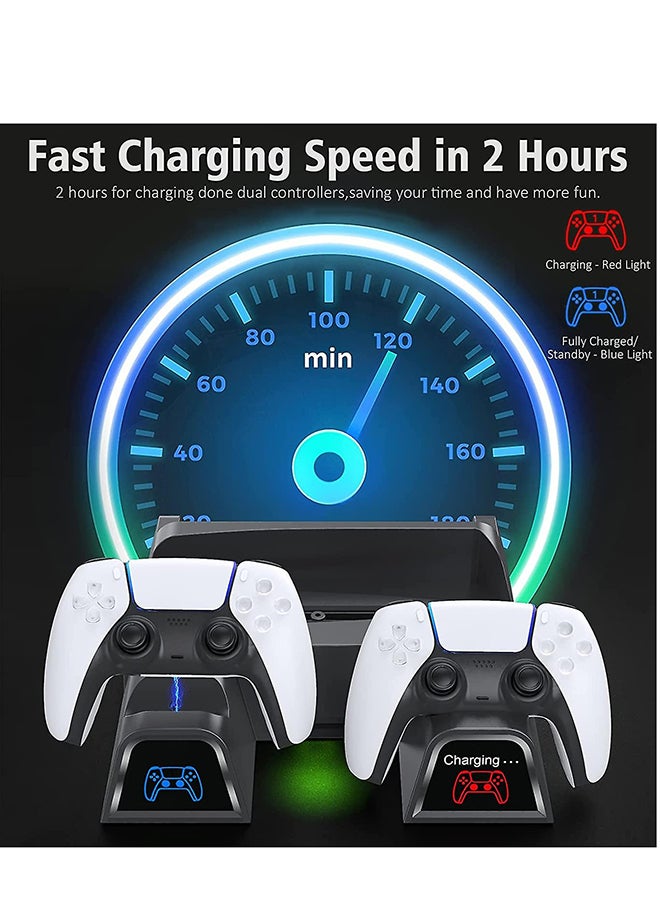 Oivo - Cooling Stand With Controller Charger For PS5 Disc/Digital Edition - Wireless - Image 1