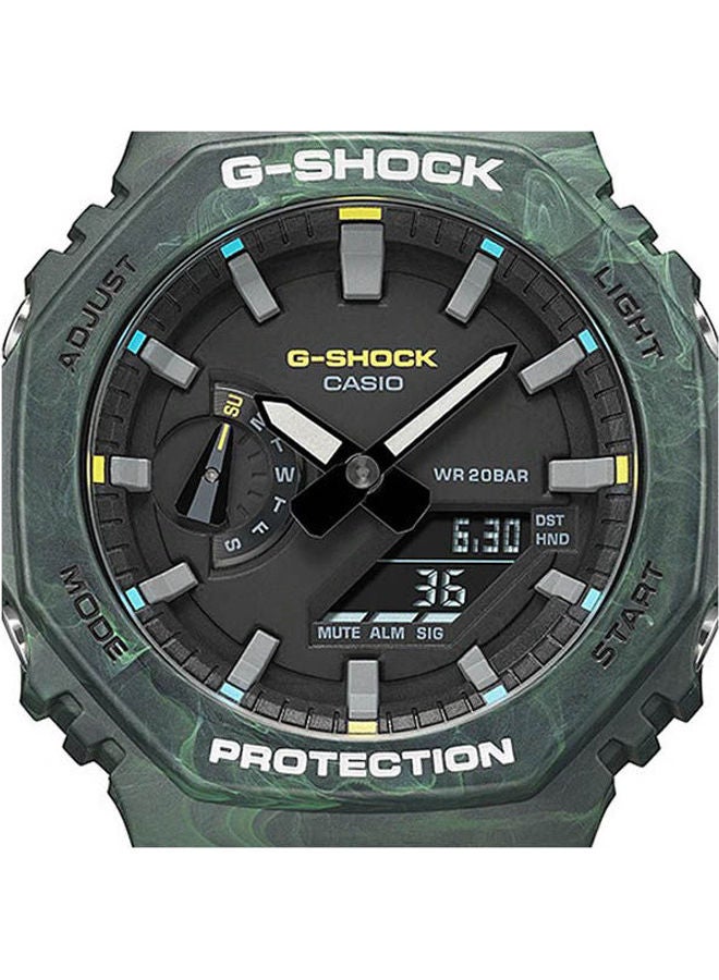 كاسيو ساعة كرونوغراف راتينج للرجال GA-2100FR-3ADR للرجال - Image 4