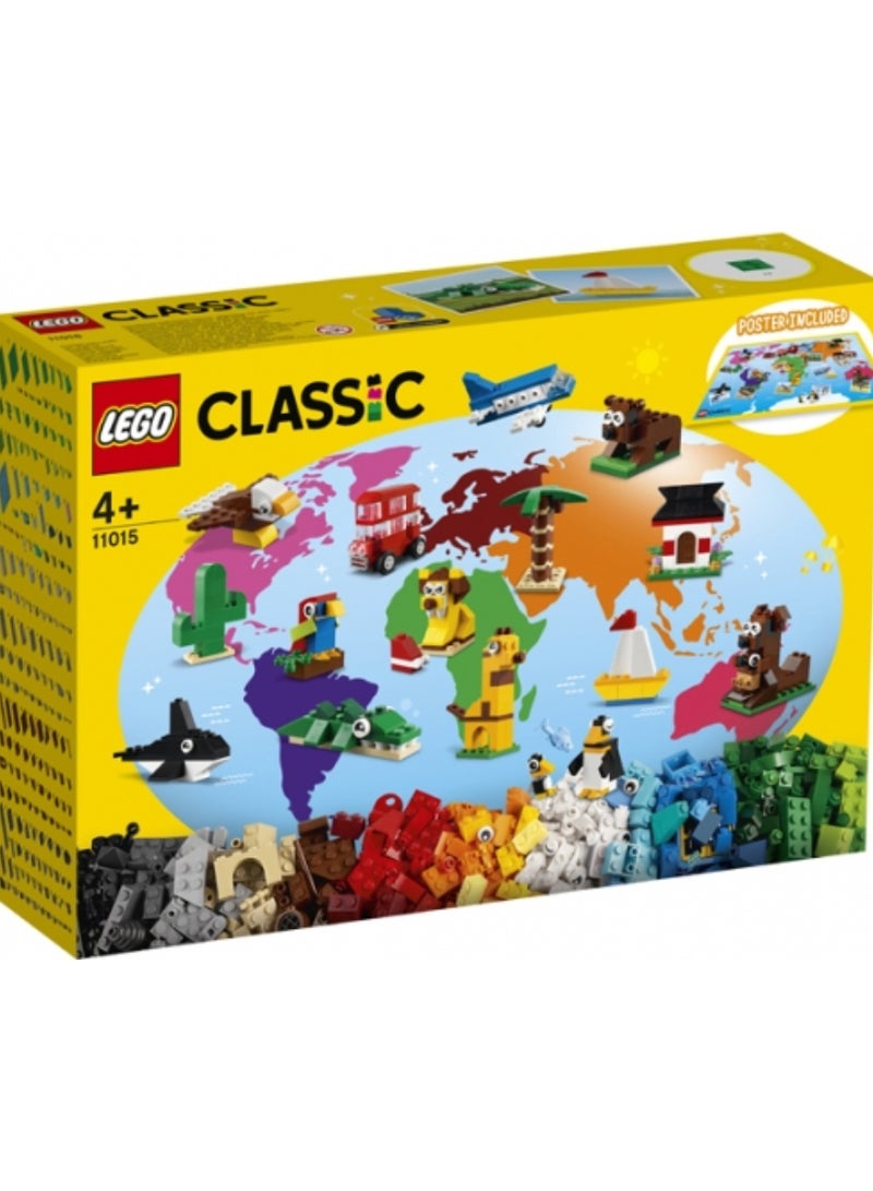LEGO 11015 950 Piece Classic Set Around The World 4_years - Image 1