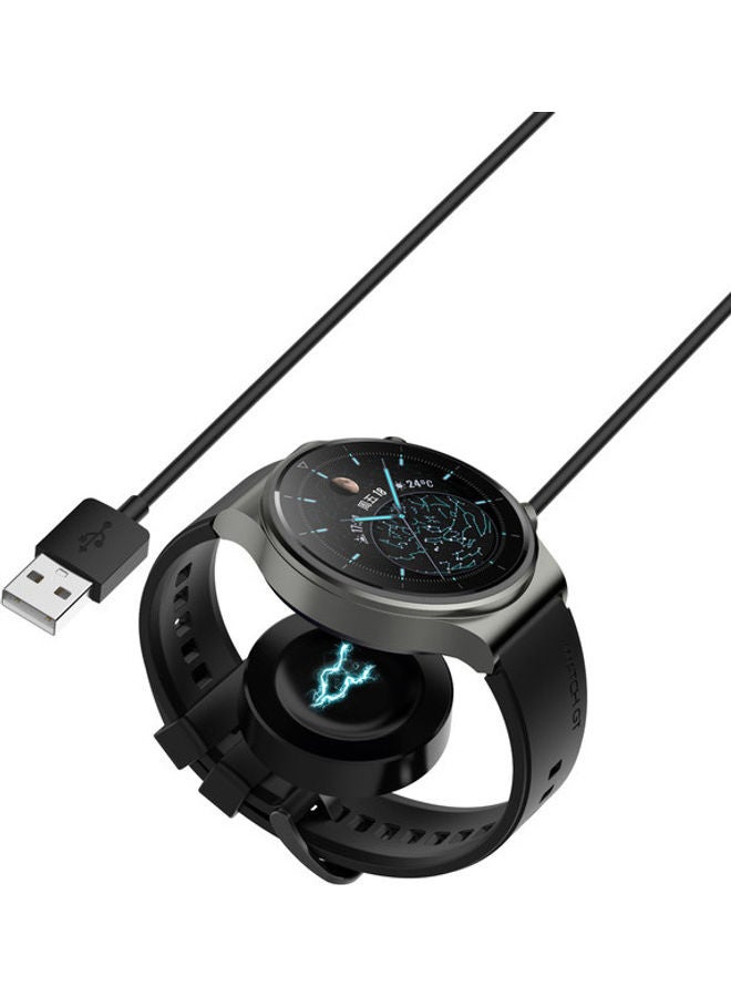 FITME Charging Cable for Huawei Watch GT 3 Length 100cm Black - Image 3