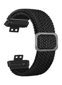 FITME Braided Nylon Band For Huawei Watch Fit Black  - Image 1