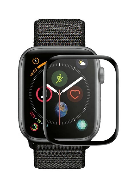 4-Piece 3D Screen Protector for Apple Watch 40mm Black