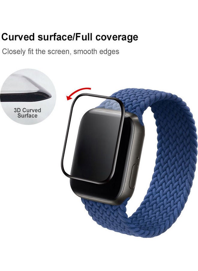 FITME 4-Piece of 3D Screen Protector for Apple Watch 44mm Black  - Image 5