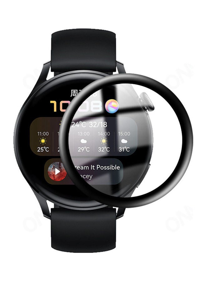 FITME 4-Piece 3D Screen Protector For Huawei Watch 3 Black - Image 1